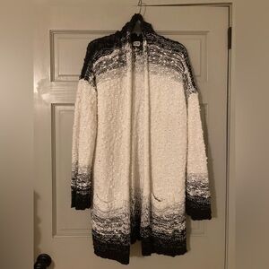 Akemi + Kin Anthropologie Cardigan Womens Large Chunky Knit Open Front